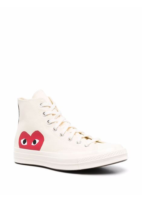 sneakers play unisex bianca in cotone COMME DES GARÇONS PLAY X CONVERSE | P1K1122